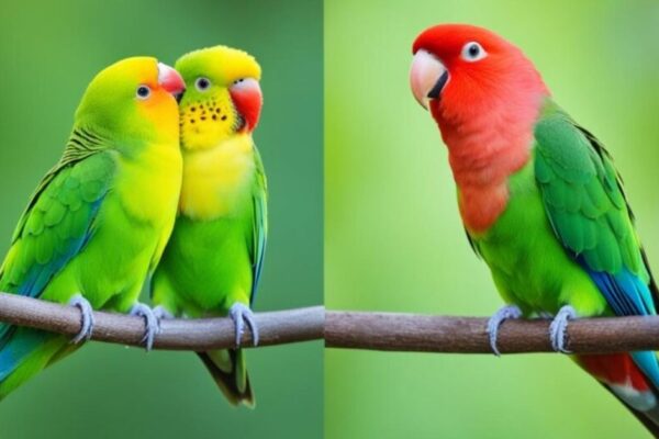 Lovebirds vs Parakeets